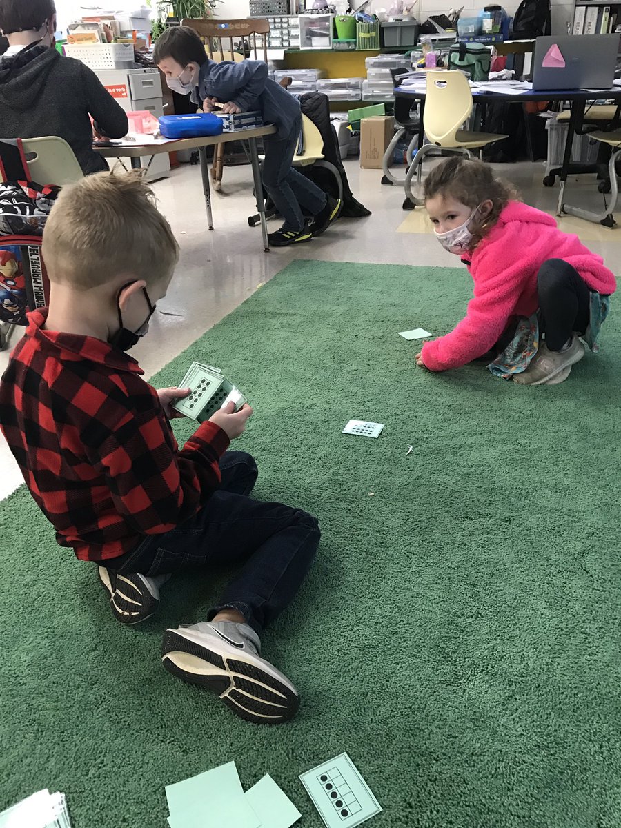 Learning all about numbers in kindergarten!   <a href="/FRESWarriors/">Flat Rock Elementary</a>