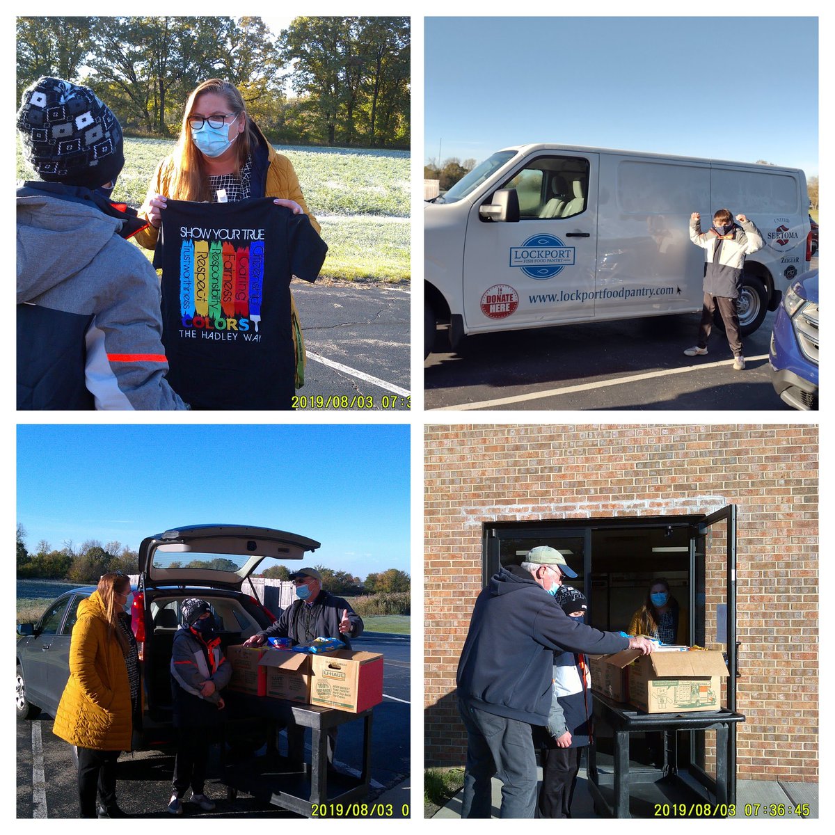 The SC rep <a href="/MiddleHadley/">HMS33c</a>  delivered the last of 54 boxes of food to the #Lockport  food pantry.#33cPride