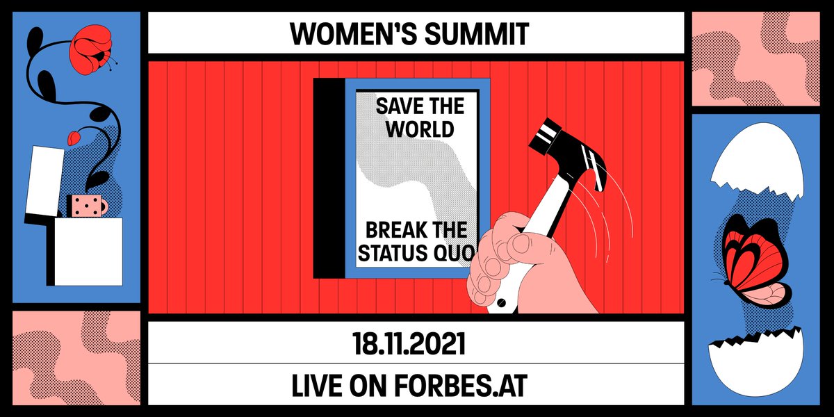 Forbes_at's tweet photo. In less than two weeks female leaders, entrepreneurs, founders and inspiring personalities will meet for exciting discussions. How can we pave the path for a better future?  Find out with the Superwomen of science, culture, sports, and business. Sign up on https://t.co/R6gNQBVkbI https://t.co/DlHodGb3Sc