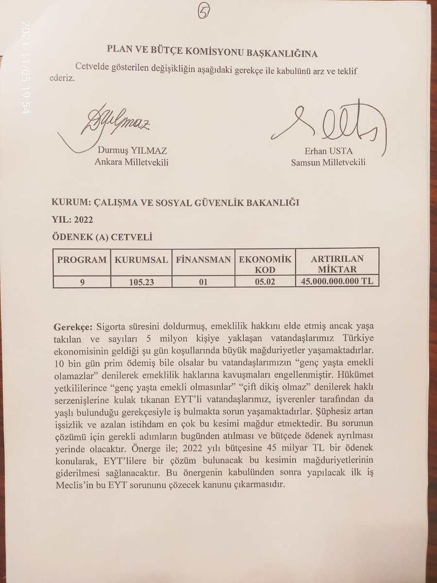 55erhanusta's tweet photo. Çalışma Bakanlığı bütçesinde, 3600 ek gösterge için 7,3 milyar TL, EYT için 45 milyar TL, asgari ücretin 4 bin TL’ye yükseltilebilmesi için 30 milyar TL ödenek konulmasına yönelik önergeler verdik. 
Cumhur İttifakı reddetti.
Samimiyseniz gelin destek verin dedik, vermediler. https://t.co/mJLoo4bzDz