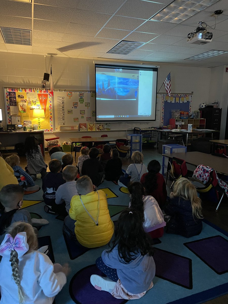 MrsW_5thLE's tweet photo. If you can’t be there in person, @Zoom as a guest reader from afar! I will always love a dolphin! 🐬 @HumbleISD_DWE @MrsPierceKinder Thank you for having me! It filled this teacher’s heart! ❤️🤍🎉 #dogzilla https://t.co/JMOl615dzA