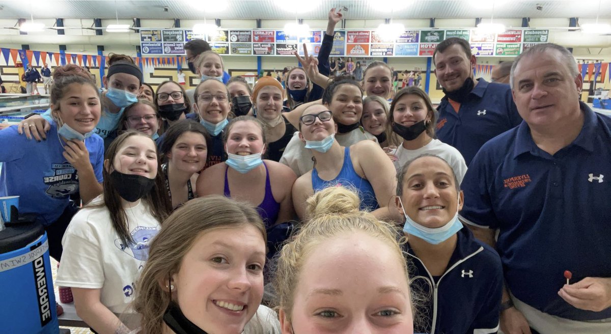 A HUGE congratulations to your girls 2021 swim team on placing 2nd at sectionals!!!!!! SO PROUD OF YOU ALL 👏👏👏👏👏👏👏