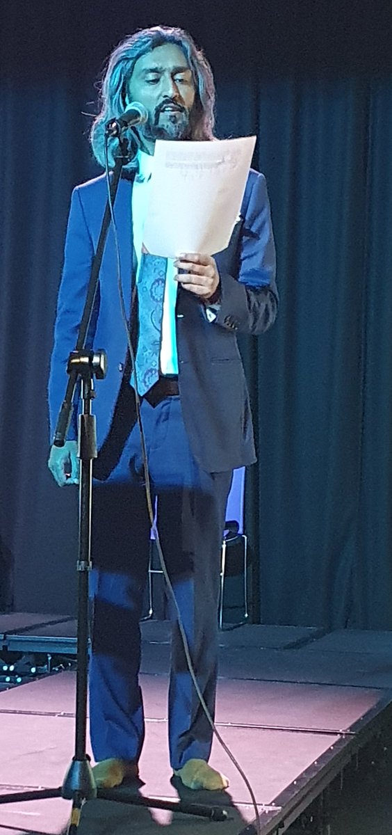 edengirlsWF's tweet photo. Dr Mohammed introduces the event and performances for this evening. #EveningOfReflection #RabbiAlAwwal https://t.co/KbEJwy6uob