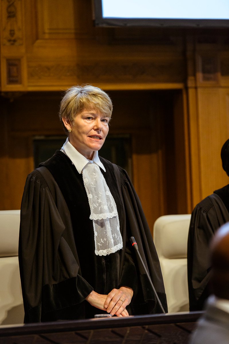 CIJ_ICJ's tweet photo. PRESS RELEASE: the General Assembly and Security Council of the #UN today elected Ms Hilary Charlesworth (#Australia) as a Member of the #ICJ, with immediate effect https://t.co/Vx7gYDF6yi https://t.co/4zJFtMeTxe