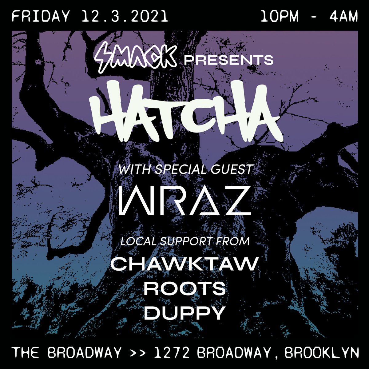 wraz_dubs's tweet photo. NEW SHOW ANNOUNCEMENT π₯
BROOKLYN DEC. 3RD w/ @DJHATCHA
This one is gonna be nuts !
Tickets link in bio !
Cannot wait to be back the NY crew π€
First show in the US since the pandemic!
-
-
-
#wraz #wrazzledazzle #hatcha #dubstep #deepdarkanddangerous #brooklyn #nyc https://t.co/0HNZz9YsSG