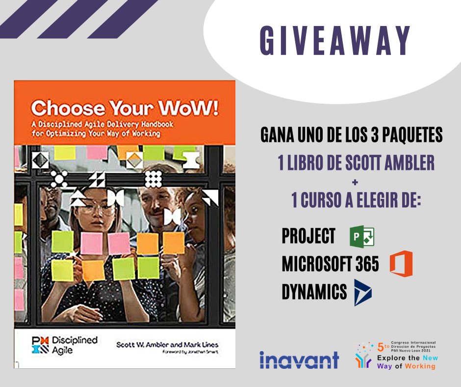 Inavant's tweet photo. ¿Eres asistente del 5to Congreso PMI Capitulo Nuevo León? Participa para ganar uno de los siguientes 3 paquetes. Busca las indicaciones de la dinámica dentro de nuestro booth.
#PMINL #Congreso5PMINL #INAVANT #CongresoPMINL2021 #CongresoAnualPMINL #InavantCongreso5PMINL https://t.co/raaB8I06y4