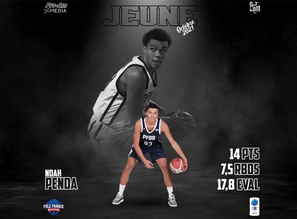 stgwadateam's tweet photo. Noah Penda (@NoahPenda) 2005 from @INSEP_PARIS, best young of French third league in October π§β³π«π·
#Mrefficiency https://t.co/gryRW26bzp