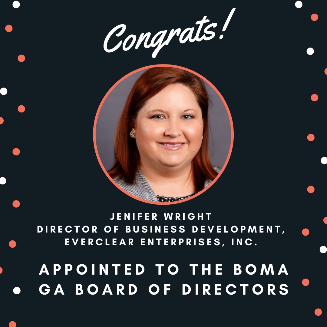crewatlanta's tweet photo. Have you heard the latest #CREWBrag? CREW member Jenifer Wright has been selected to serve on the @BOMAGeorgia Board of Directors for 2022-2023! #Ididthat https://t.co/PoeHEO8ifk