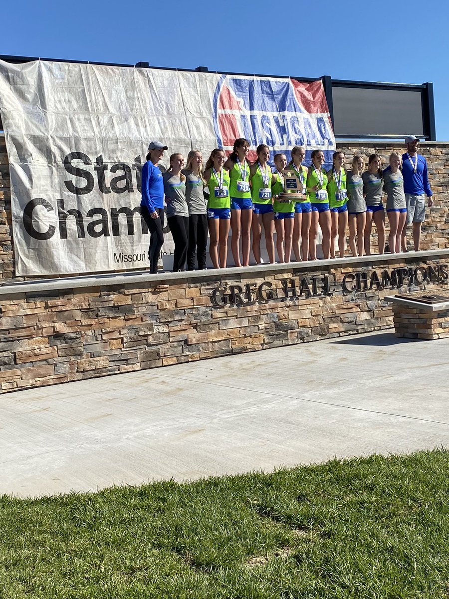 Congrats to Girls XC on taking FIRST at State!

Another congrats to Mya Trober taking 5th and being All-State and to our Boys XC for taking 11th!