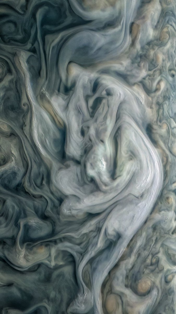 MdlScience's tweet photo. La beauté de la planète Jupiter par la sonde spatiale Juno de la NASA.

📷 : NASA/kevinmgill https://t.co/I913p71gM9