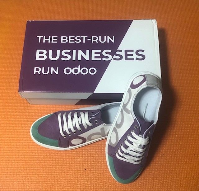 Nimetrix_Odoo's tweet image. Received my @Odoo shoes from #OdooExperience2021. Happy :-) Thanks @Odoo