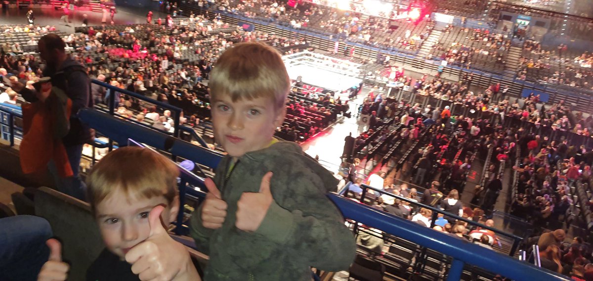 First live event for these two future superstars! #WWELIVEBIRMINGHAM