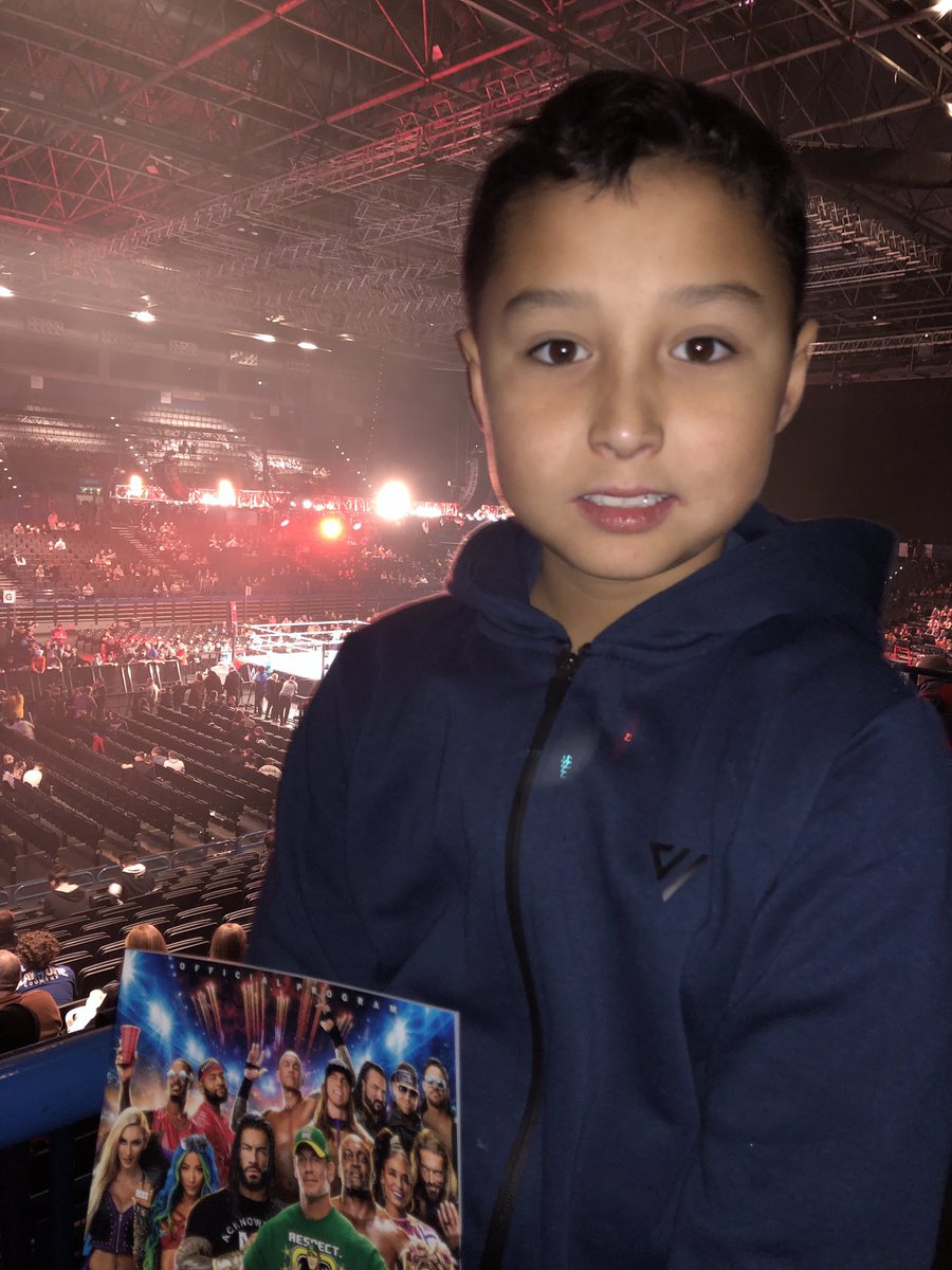 Bradstaf's tweet photo. #WWEBIRMINGHAM let’s get ready to rumble!!!!! https://t.co/Bh4o9DFMOJ
