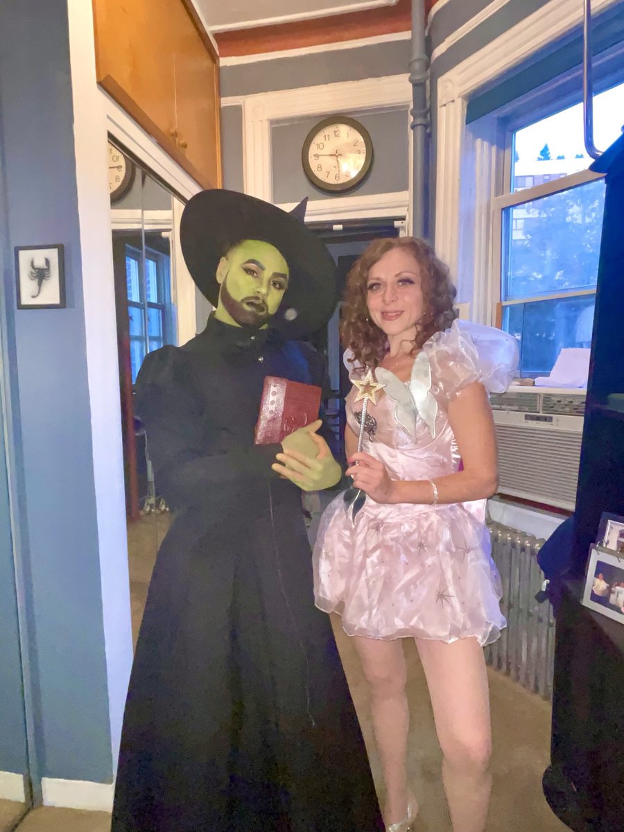 Danilofnsilva's tweet photo. Now that the cat is out of the bag, we can FINALLY say! YES, @IlanaYakobson and I will be the main characters in the movie version of #WICKED We are so grateful for this opportunity and we want to thank everyone who believed in us! 🙏 🧙♀️ ⭐️ #Elphaba #Glinda #CastAnnounced https://t.co/plA7et6Eu4