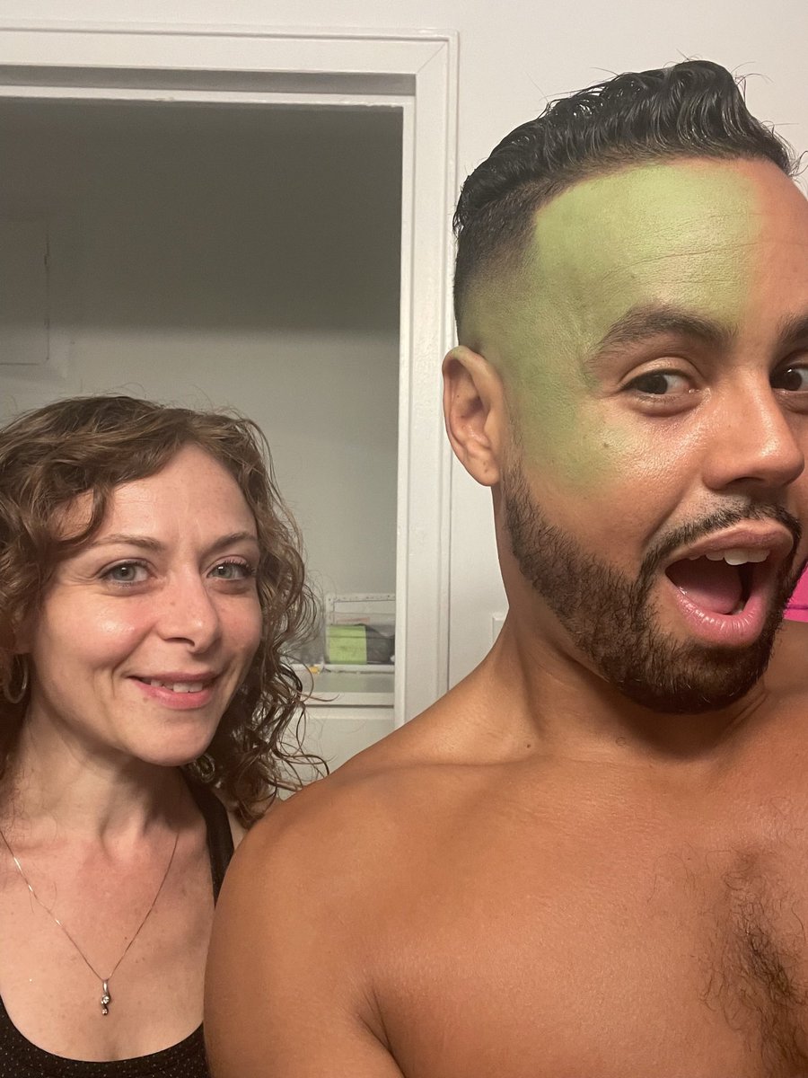 Danilofnsilva's tweet photo. Now that the cat is out of the bag, we can FINALLY say! YES, @IlanaYakobson and I will be the main characters in the movie version of #WICKED We are so grateful for this opportunity and we want to thank everyone who believed in us! 🙏 🧙♀️ ⭐️ #Elphaba #Glinda #CastAnnounced https://t.co/plA7et6Eu4