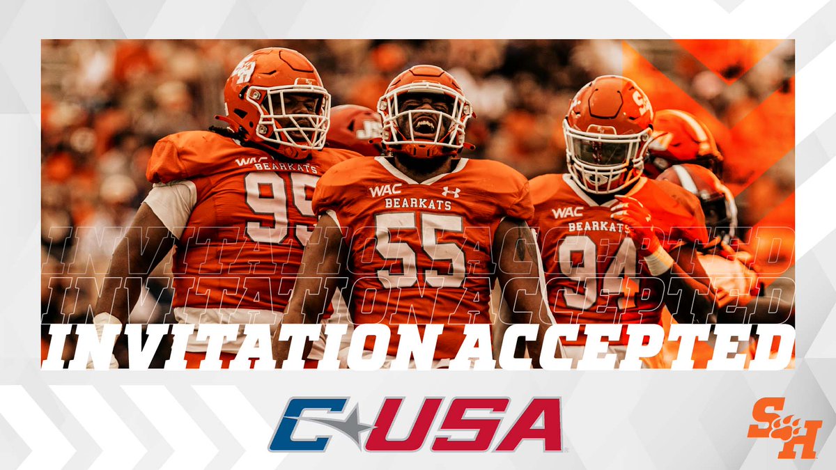 Sam Houston set to join Conference USA #EatEmUpKats 

STORY ✏️ bit.ly/3o1uuCN