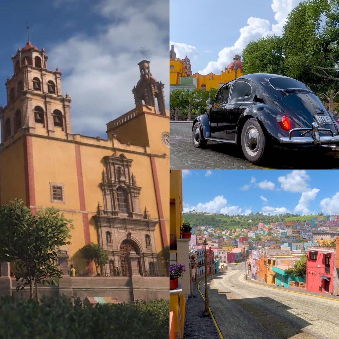 MXNeutron's tweet photo. ¡DE MÉXICO PARA EL MUNDO! 😍🇲🇽

Esto que ves no son simples fotos, así se ve la ciudad de Guanajuato en el 'Forza Horizon 5'. 
Fascinante. https://t.co/4eIERNaIx4