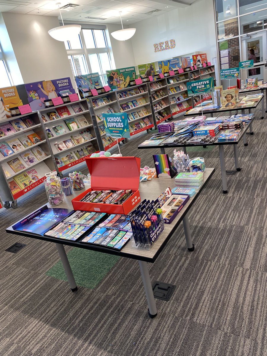 Lupe Garcia Elementary’s first Book Fair! I’m pumped!! See y’all next week! <a href="/GarciaGators/">GarciaGators</a> <a href="/garcia_pto/">Lupe Garcia PTO</a>