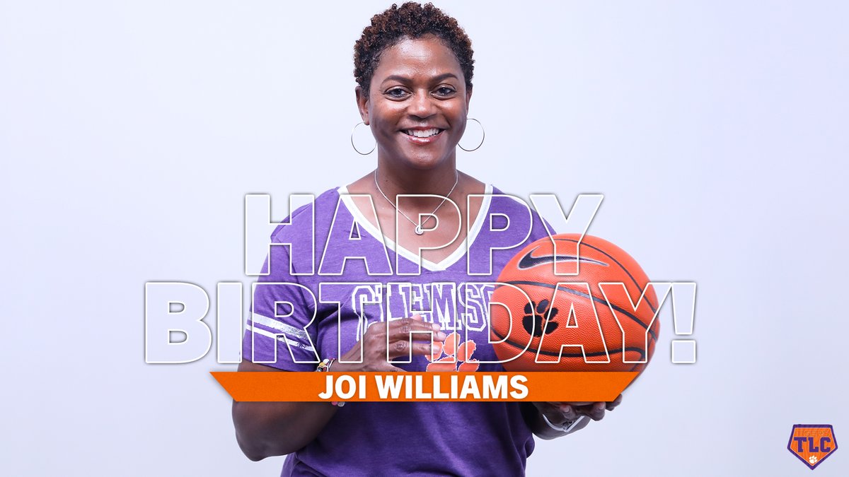 ClemsonWBB's tweet photo. 🎉 Happy birthday Joi! We're so thankful for all you do for our program! 🎉 https://t.co/NtKi3bZodt