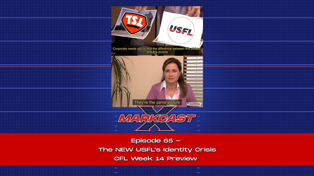 the_markcast's tweet photo. ICYMI…Episode 65 is here!
https://t.co/1FLUpiQCoc
Does the new #USFL have an identity crisis?
Plus,
@Bonsie24 on @TorontoArgos!
@SimonTSN690 on @MTLAlouettes!
and
@EthanReady on 🇺🇸's @BCLions!
#CFL
#Alouettes
#Argos
#BCLions
#Elks
#Ticats
#REDBLACKS
#Roughriders
#ForTheW https://t.co/Q7U273yYyQ