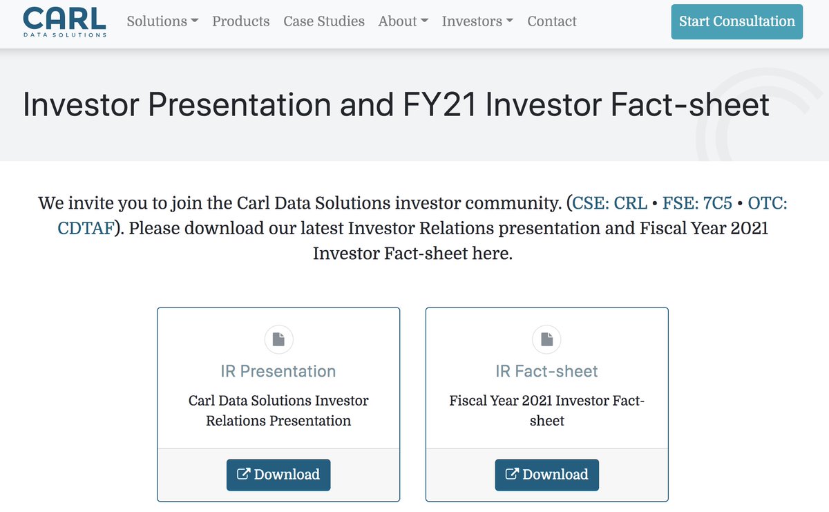 Carl_BDaaS's tweet photo. Got time to check out an exciting #smallcap stock in one page or less? Download our Investor Fact-sheet. Want the full story? Go for the 29-slide PPT Presentation. https://t.co/R1DQucqc4D 

#growthstocks #stockstobuy #SmallCaps $CRL.ca #CSEstocks $CDTAF #AI #IIoT #Cloud #BigData https://t.co/2bvaLasHP5