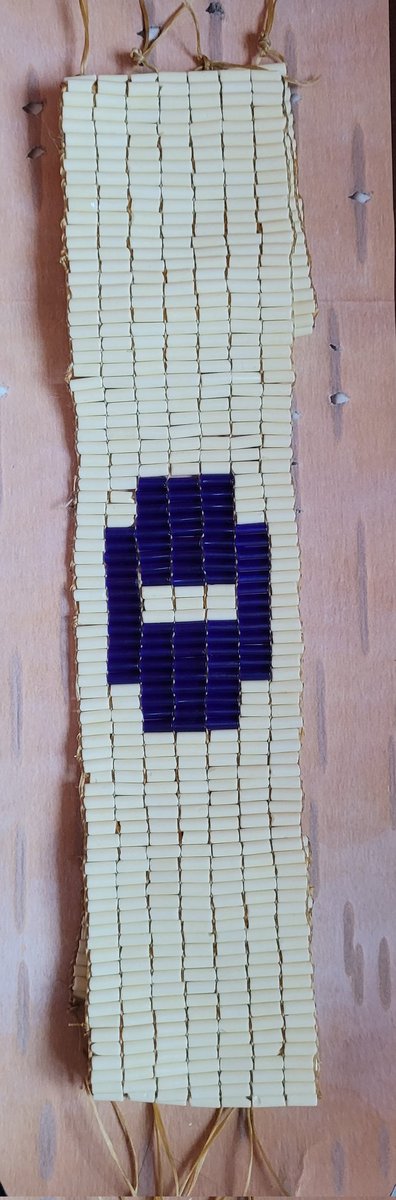 This is treaty week. I spent the week recreating wampums. My favorite is the Dish with One Spoon Wampum.  It speaks to the commitment in sharing resources equally, taking no more than what we need and providing for the generations that come after us. #TreatiesRecognitionWeek