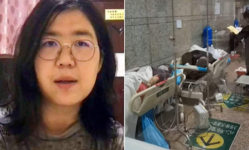 mariopachecosv's tweet photo. La abogada y periodista empírica #China #ZhangZhan quien difundió el confinamiento forzado y con violencia en #Wohan tras los primeros casos de #COVID y quien fue encarcelada por el gobierno por supuestamente incitar desórdenes públicos, estaría a punto de morir según su familia https://t.co/esfK0bEhgj