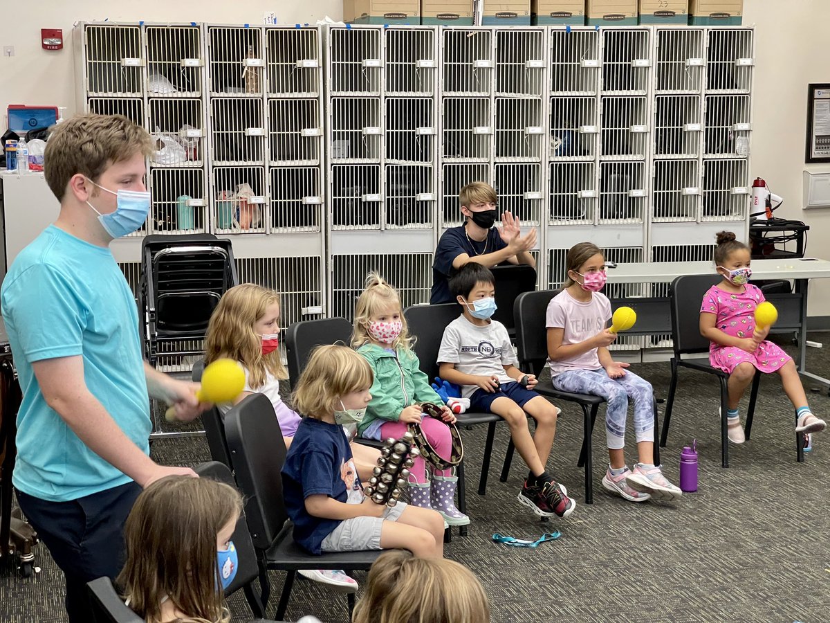 MillerpPaul's tweet photo. The students of our Tri-M Music Honor Society are hosting a mini camp for faculty children during our professional development day! @NBFineArts @NBPSEagles https://t.co/uleuO2uo32