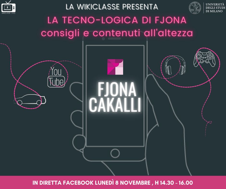com_unimi's tweet photo. #Tecnologica
#FjonaCakalli
#UniversitàStatalediMilano

Tecnologia, auto, innovazione: passioni e progetti in continua produzione ed evoluzione. Curiosi di qualche insight nella vita di Fjona Cakalli?🚗💻
Ci trovate in diretta FB sulla pagina di Wikiclasse!

#Wikiclasse2021 https://t.co/JeTAgMbOS7