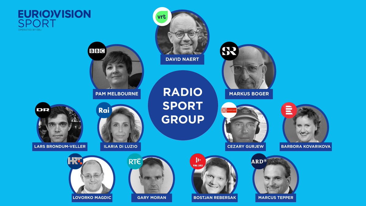 Congratulations to our newly elected Eurovision Sport Radio Group! They will serve from 2021 to 2023. Get to know our fantastic community through our Eurovision Sport Radio Podcast: bit.ly/EurovisionSpor… #sport #radio #PublicServiceMedia #media