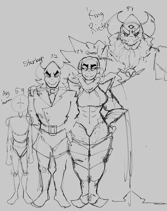 Oh yeah they're species are hecking tall 