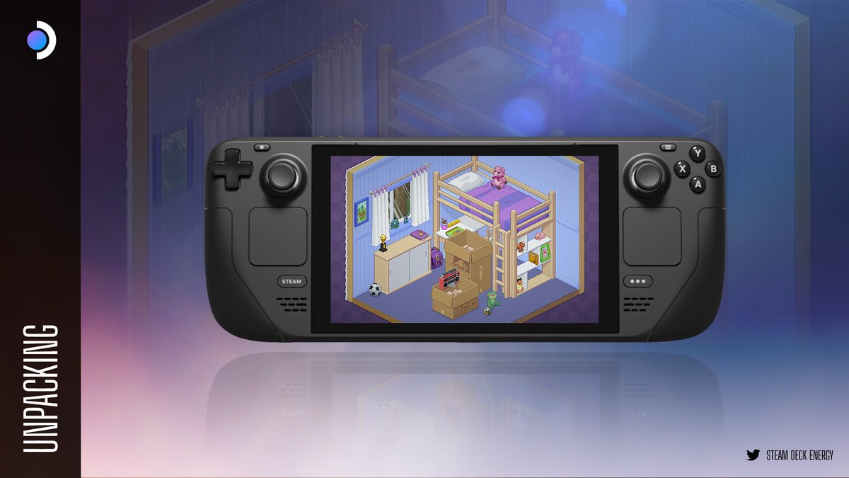 Unpacking has major Steam Deck Energy <a href="/UnpackingALife/">Unpacking 📦</a>