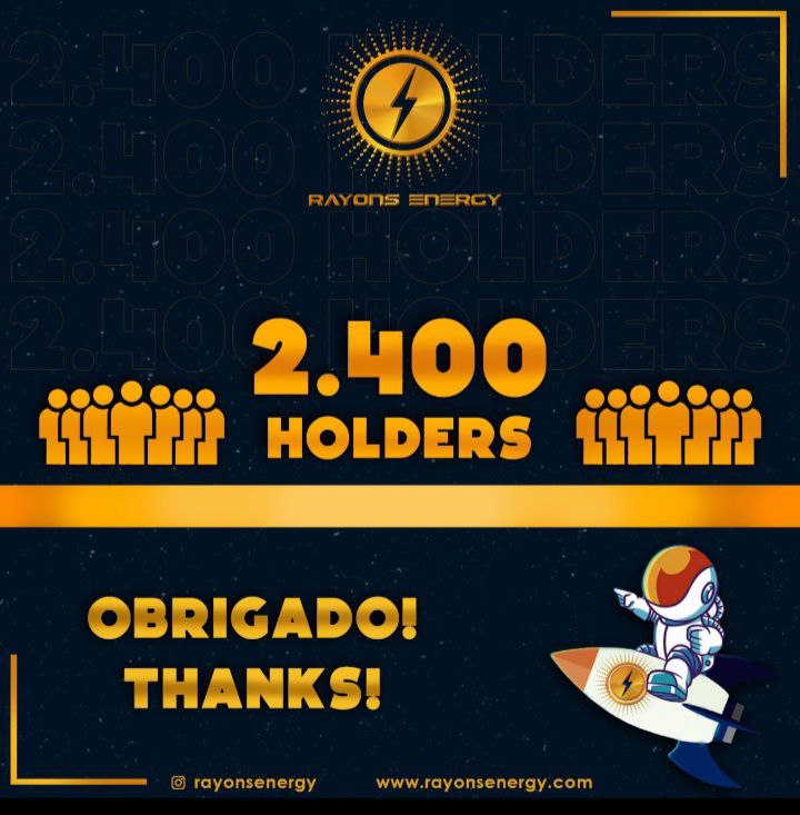 en_rayons's tweet photo. Thank you! To everyone in this amazing comunity. You make this project possible! To the moon!

#DeFi #CryptoNews #CryptoGems #NewCoin #Next100XGems $RAYONS https://t.co/S9ZfwdvM4a