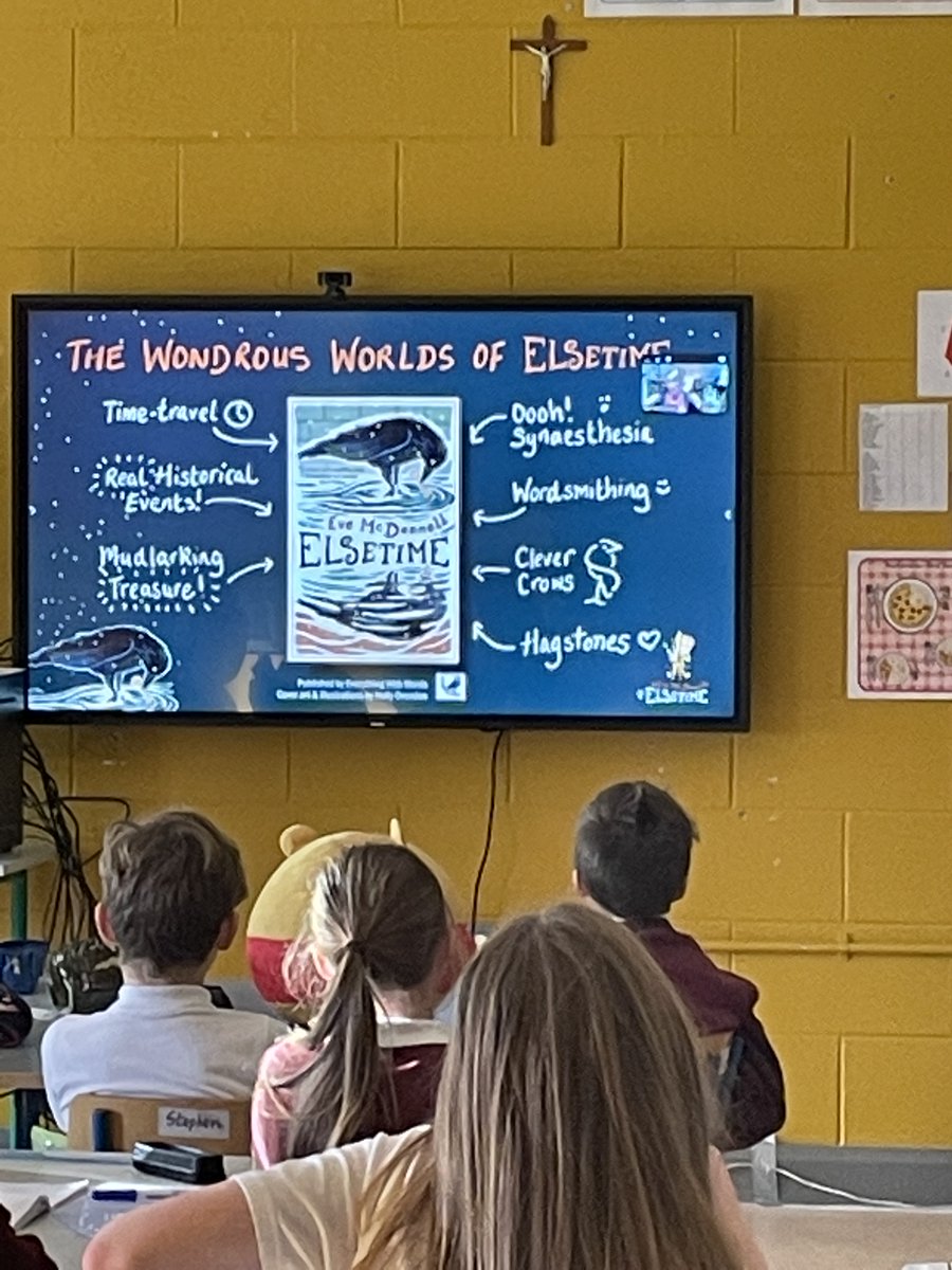 Castletown_NS's tweet photo. 3rd/4th class had a super interactive workshop with author Eve McDonnell. The brought in their own 'treasure' and really enjoyed the hour! Thank you @wexlibraries for this experience as part of The Wexford Book Festival! https://t.co/BvAtOWGVxG