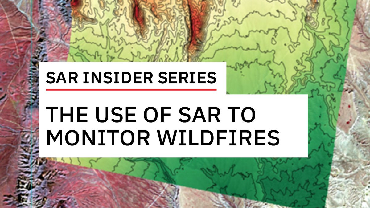 GeoByENVI's tweet image. Did you miss the first episode of the SAR Insider Series? Watch the recording and learn how well SAR works to monitor wildfires: ow.ly/EVrG50GBuoV

#SARinsider #WildfireMonitoring