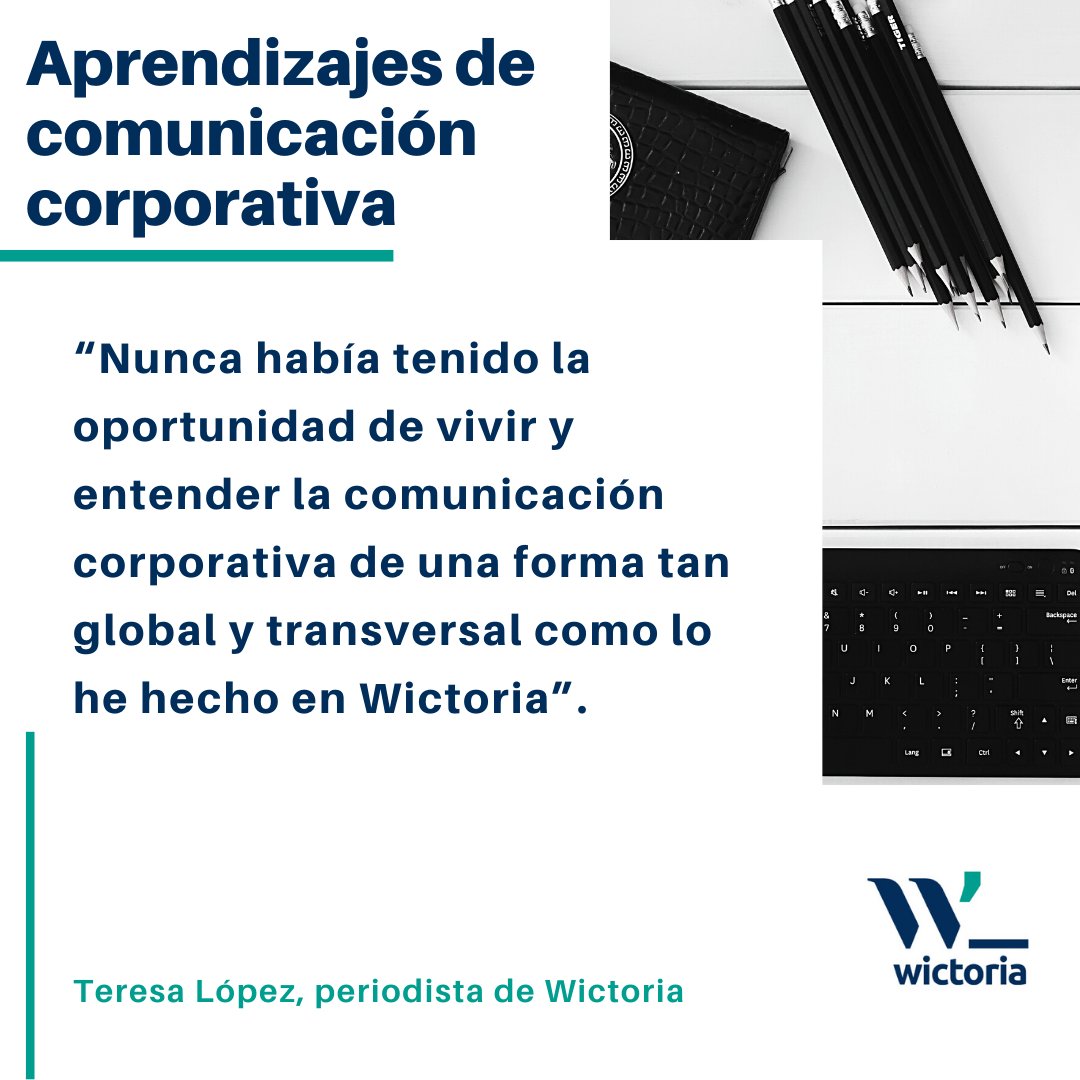 WictoriaconW's tweet photo. Así comienza su artículo nuestra compañera @TLopezOrtega, de la que hoy nos despendimos. Ha sido un placer trabajar con una profesional tan ambiciosa y apasionada por la comunicación como ella.
¡Gracias por todo, compañera!🙌🏻🍀
➡️https://t.co/KHlIKkwpJX
#WictoriaComunica #ConW https://t.co/iOXDsWj79m