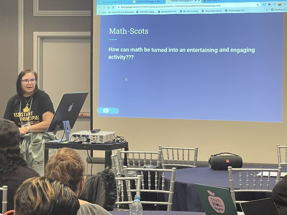 OAHolleyEDU's tweet photo. @ecpps @ECPPSFCC Presenting on Entertaining Student Engagement! #MathScots https://t.co/WjEtaCkRbF