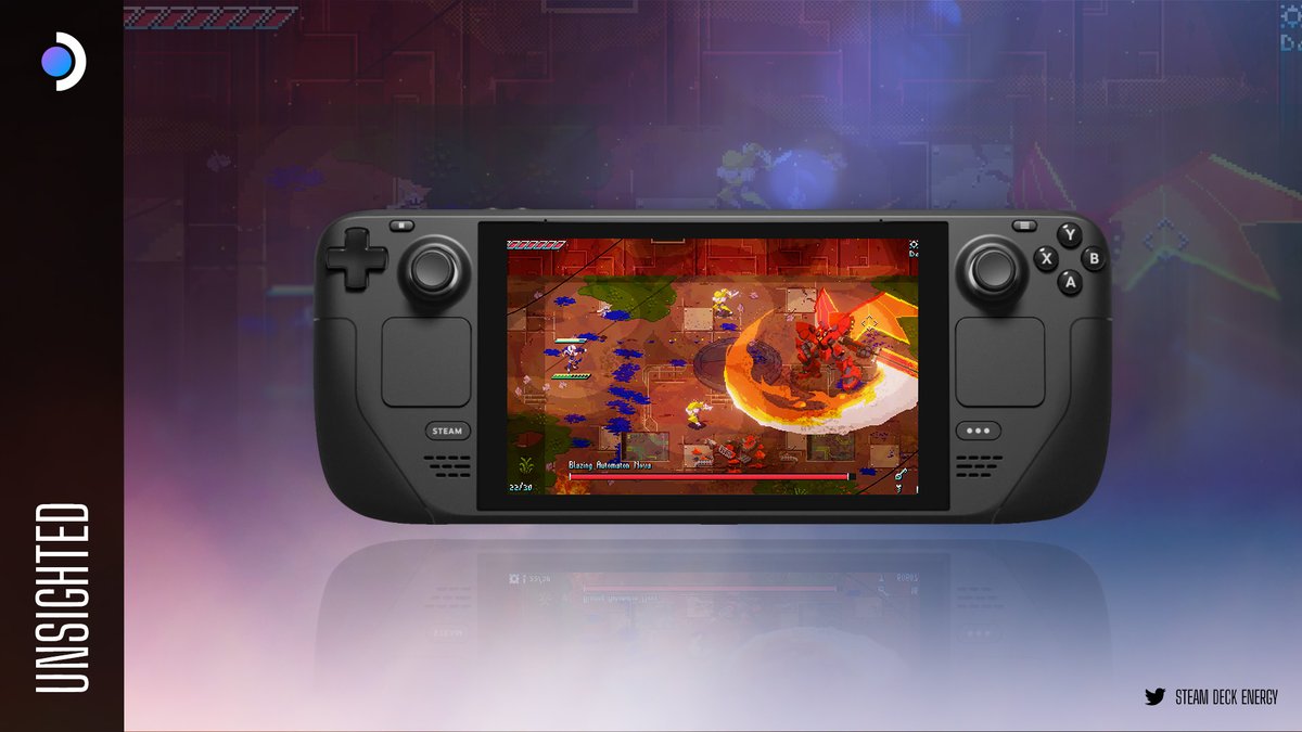 Unsighted has Steam Deck Energy <a href="/StudioPixelPunk/">Studio Pixel Punk | Working on ABYSS X ZERO</a>