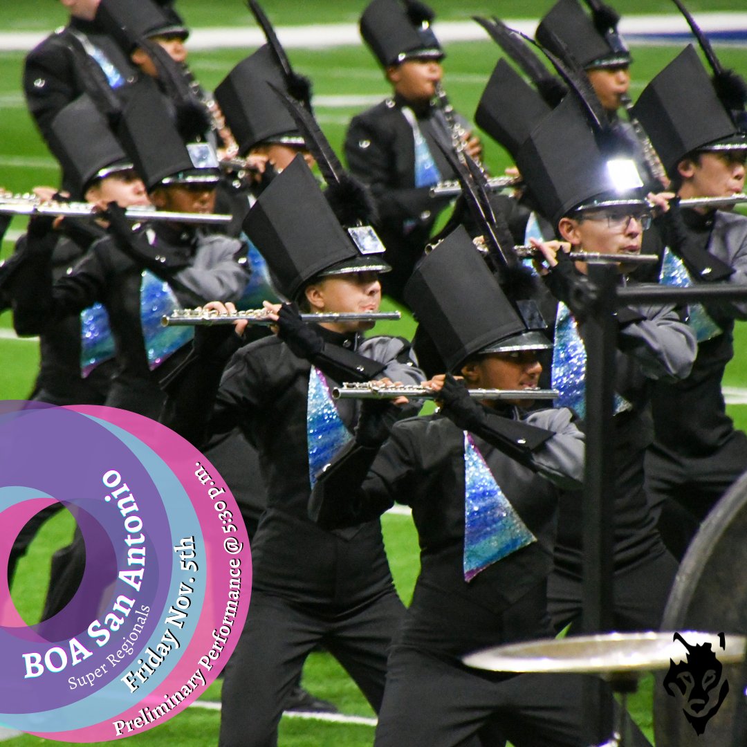 EYE SEE CP at BOA San Antonio in Preliminary Performance @ 5:30 p.m. 💙💜💙💜