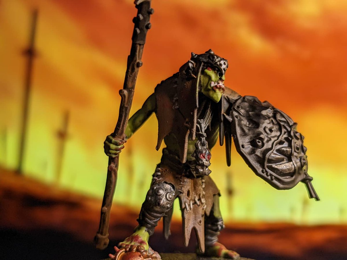 ThiaGreenstone's tweet photo. With the power of Gorkamorka ☠️💀

#WarhammerCommunity #WarhammerArt #citadelpaints #gamesworkshop #warhammer https://t.co/vci0jrOMrW