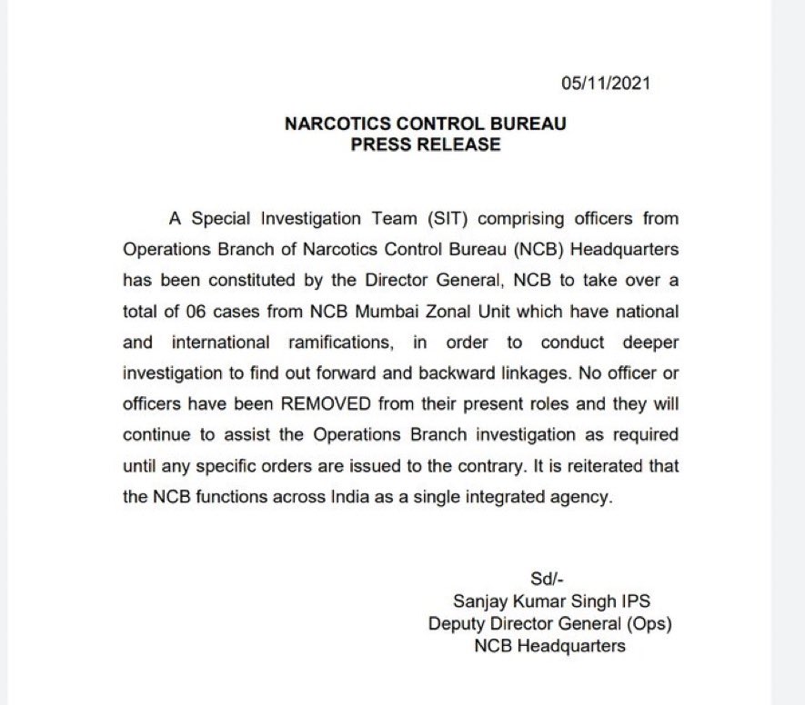 NCB INDIA tweet media