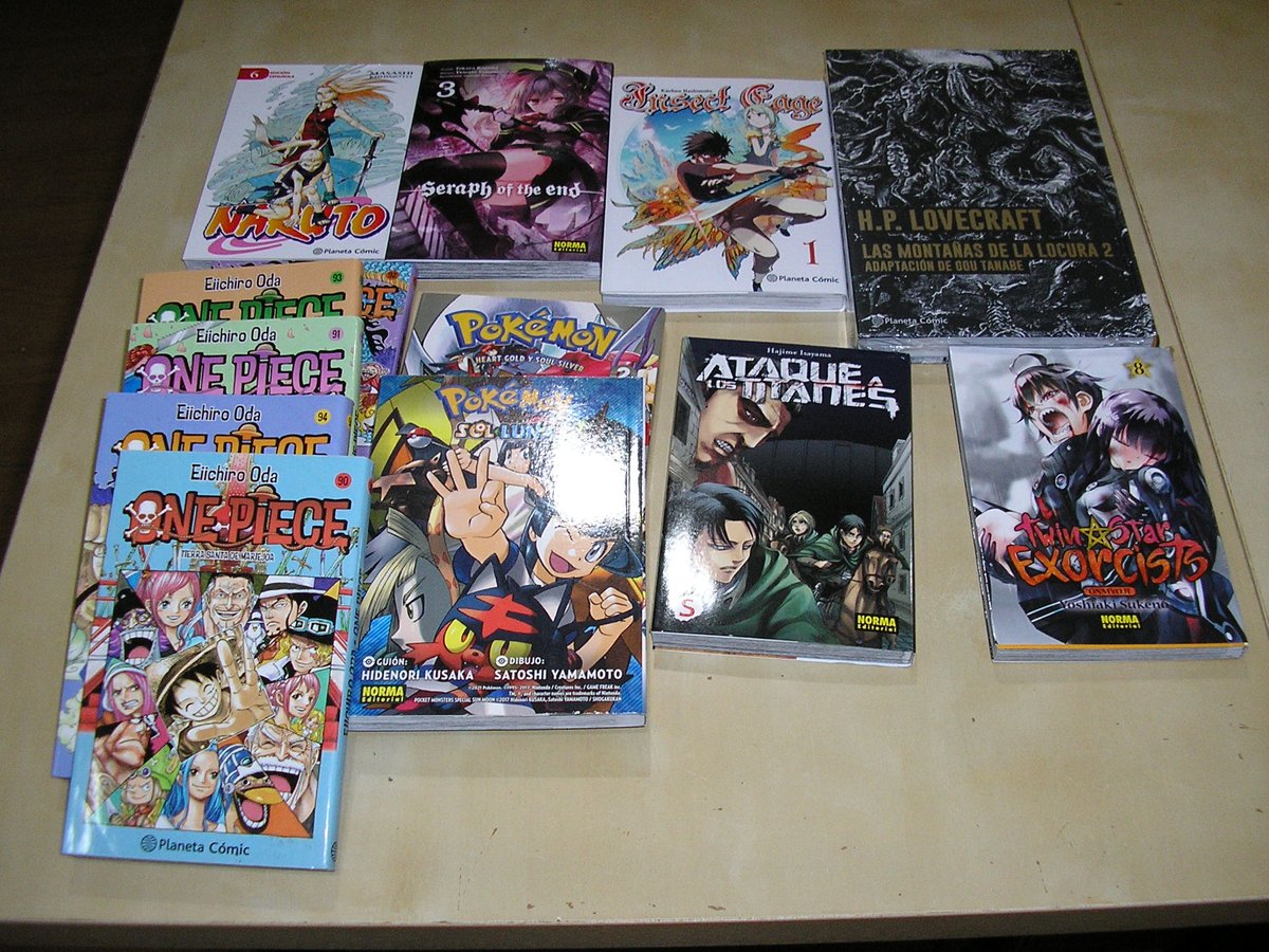 GenXValencia's tweet photo. Novedades y reposición de manga. Con las nuevas series, Bota Bota, Beast Complex, Undead Unluck (dos portadas), Perdidos en la hierba, The Killer Inside, Pokémon y el tomo único El galán y el príncipe invisible. https://t.co/LjzR4adnTY