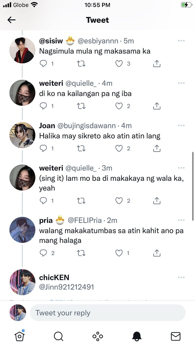 JinnKen12220697's tweet photo. LEZZGOWW BUOIN NATIN TO๐ญ
-
SLMT ft. PopC @scharleskim x A'TIN
-
#SB19 #KAIAPH https://t.co/OJ96GXzVm5