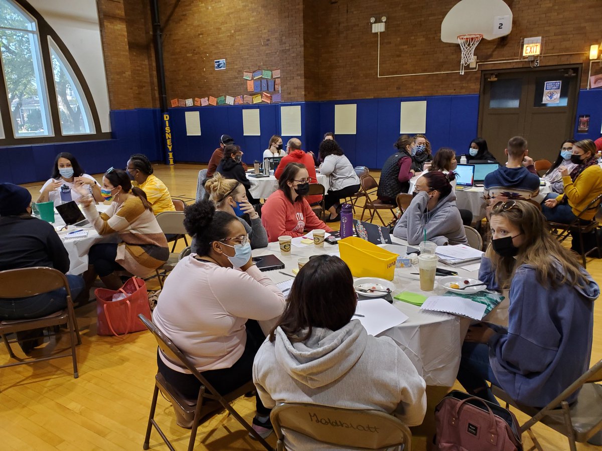 mrsspethdII's tweet photo. Celebrating successes @DisneyIIMagnet  Teachers sharing ideas about small group learning @MsRz_DisneyIIAP @LauraALeMone @CPSuccessCHI @network14cps @CPS_PL @leapinchicago https://t.co/0XG4gUzSjj