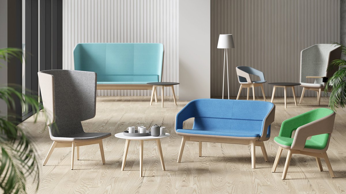 NeoCon_Shows's tweet photo. Narbutas International’s TWIST&amp;SIT Soft lounge furniture invites users to pause, reflect, and take much-needed breaks during the workday. The lounge seaters are designed to infuse fast-paced offices with a relaxed atmosphere. #NeoCon2021 https://t.co/CO8Cn12KwH