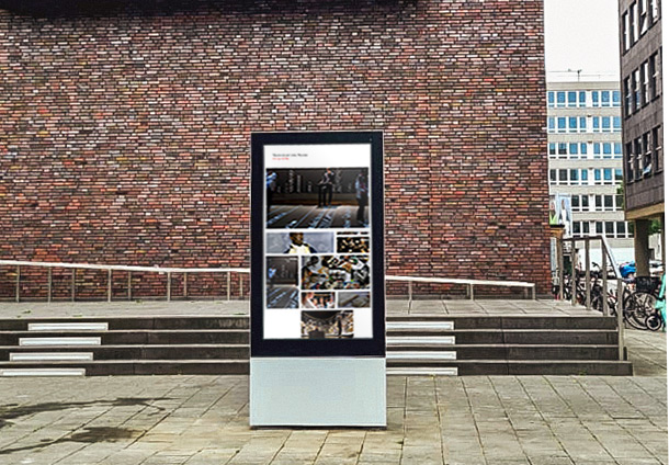 st_trautmann's tweet photo. urch das besondere Ausstellungskonzept können Besucher ferne Welten hautnah und interaktiv erleben. Auch im Außenbereich des Kulturquartiers setzt das ethnologische Museum auf visuelle Besuchererlebnisse. https://t.co/ykKg1TFDmt #digitalsignage #köln #museum #besucherinfo https://t.co/QvMRRQdDB4