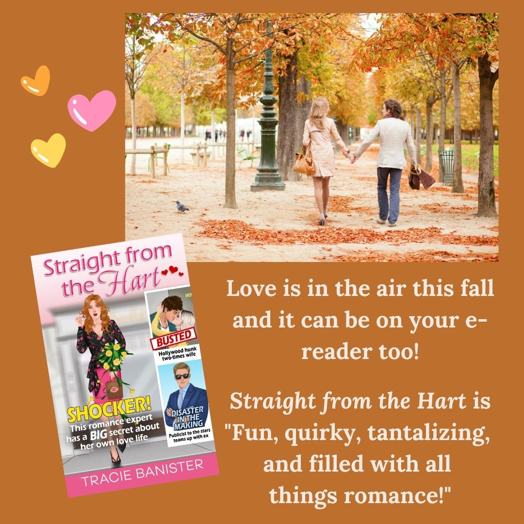 🍁💛🧡📕What happens when a romance concierge teams up with her publicist ex to reunite Hollywood's “It Couple”? Find out in STRAIGHT FROM THE HART! #ebook just $1.99. Also available in #KindleUnlimited #RomCom #ChickLitReads #Romance #celebrity #mustread mybook.to/Straightfromth…