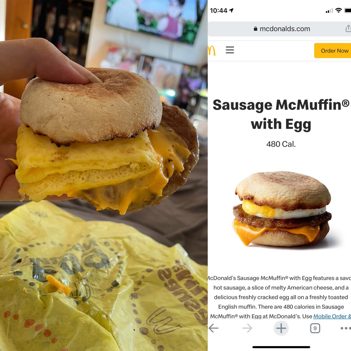 TessyMui's tweet photo. Starting my morning off ba da ba ba baaaddd. I’m hatin’ it. @McDonalds https://t.co/6ebIOGJVmc