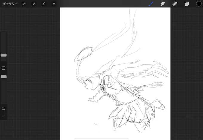 衝動で描いていきます 