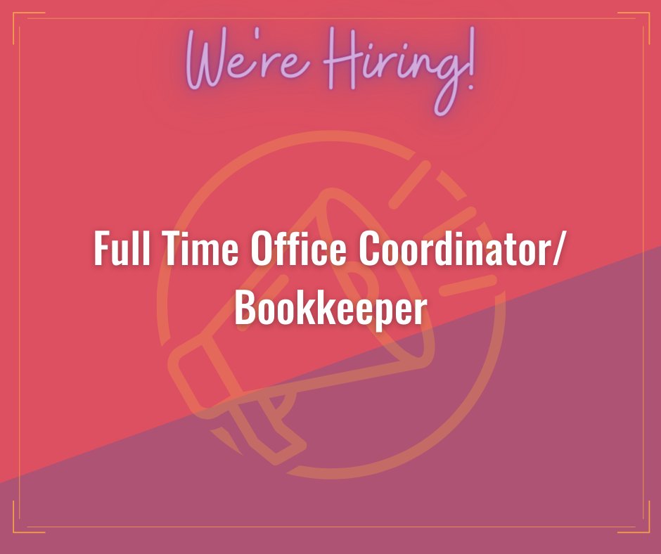 Along with our LCSW and RN positions, we're excited to also be hiring a Full Time Office Coordinator/ Bookkeeper Position! To read more about qualifications, details of the positions, and how to apply, please go to buff.ly/3k9k0jP